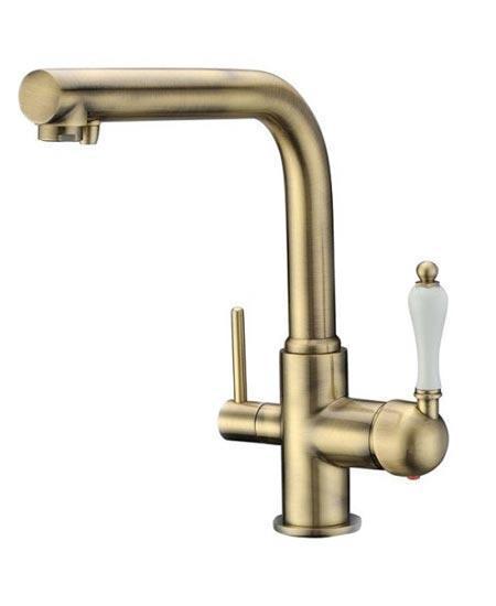 Смеситель для кухни 2в1 комбинированный 31-144 Бронзовый