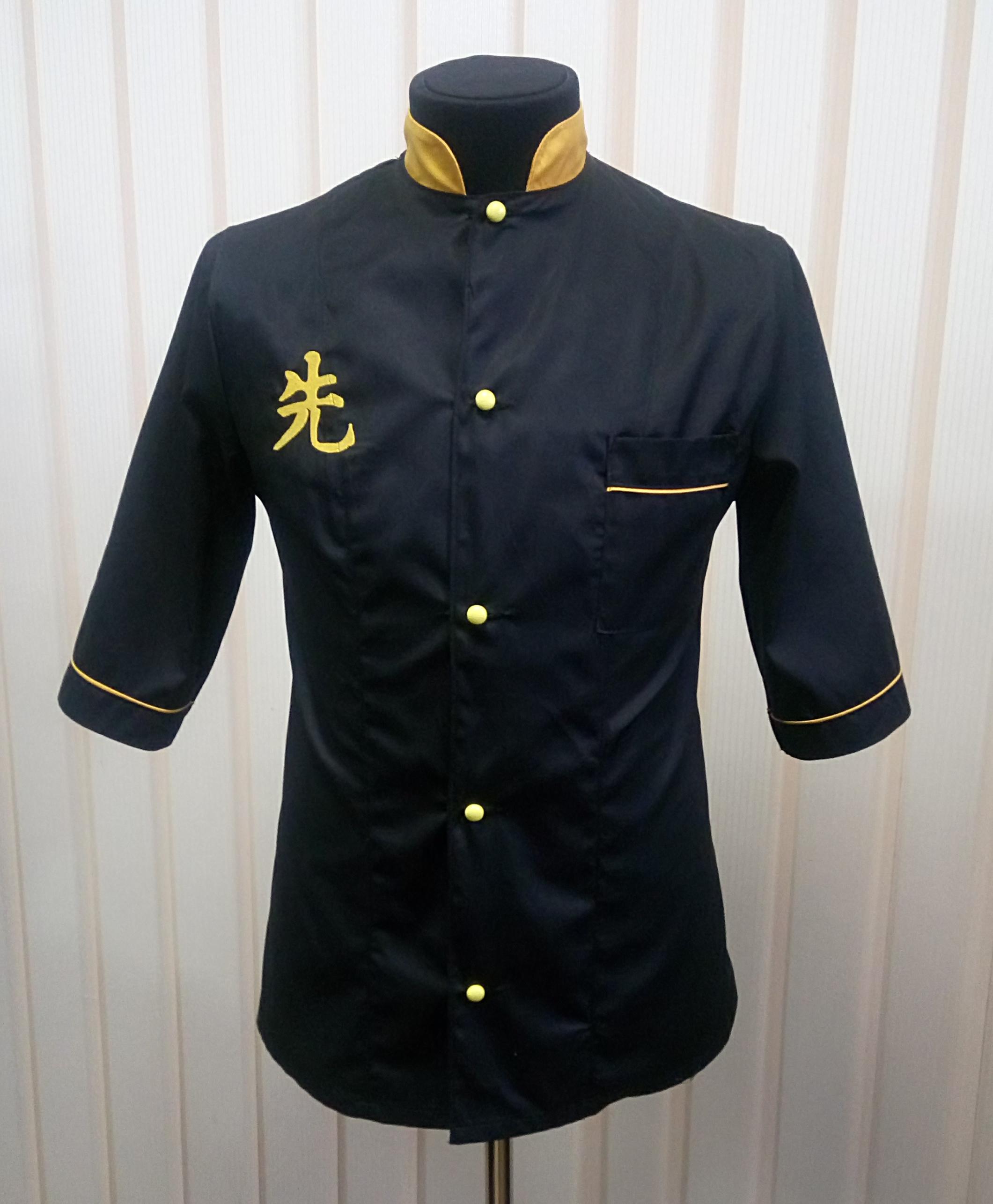 Куртка для сушиста чоловіча Партекс з розрізною спинкою р. 52 Black