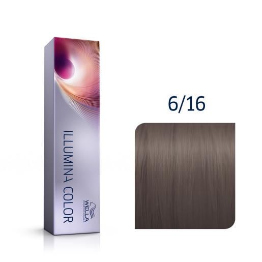 Крем-краска для волос Wella Professionals Illumina Color 6/16 Opal-essence - фото 3