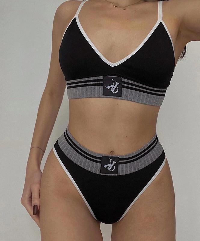 Комплект нижнего белья женского OK S/M Черный (10000089(1)