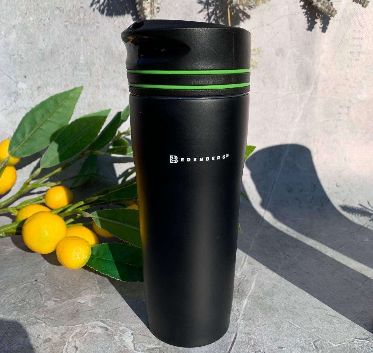 Термокухоль вакуумний 380 мл Edenberg EB-643 380 мл Зелений - фото 1
