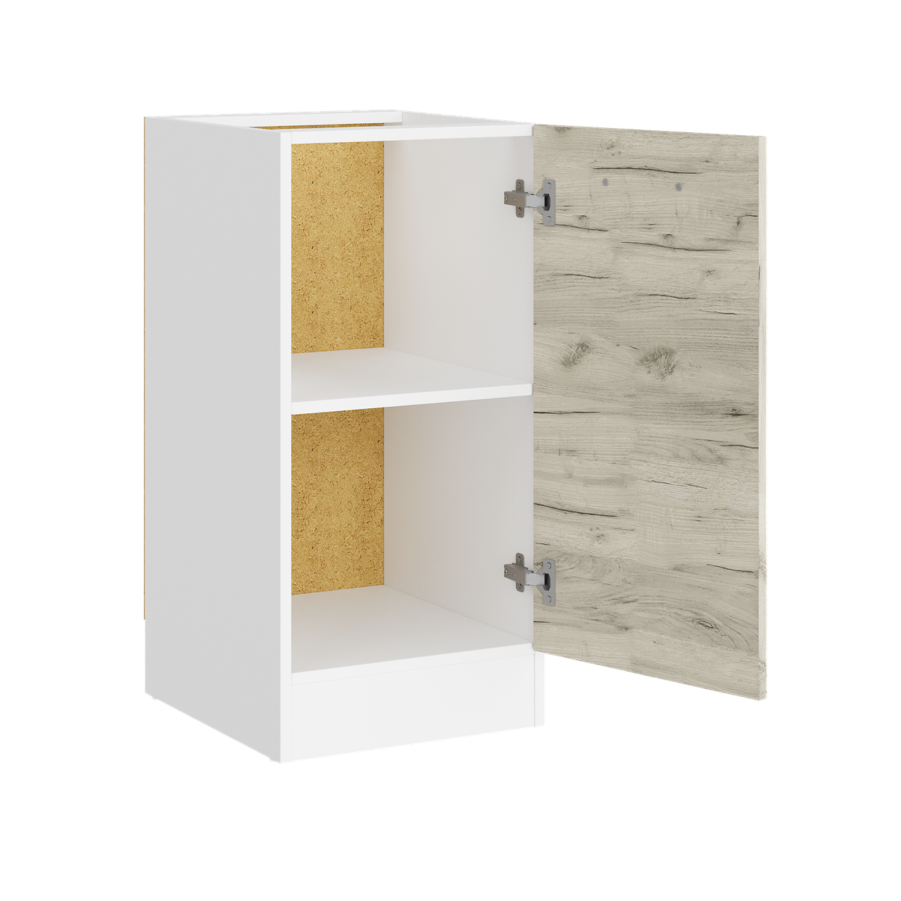 Кухонный модуль Эверест Эко Нова 40 Низ 400х456х820 мм Белый/Крафт Белый ЕКО-458)