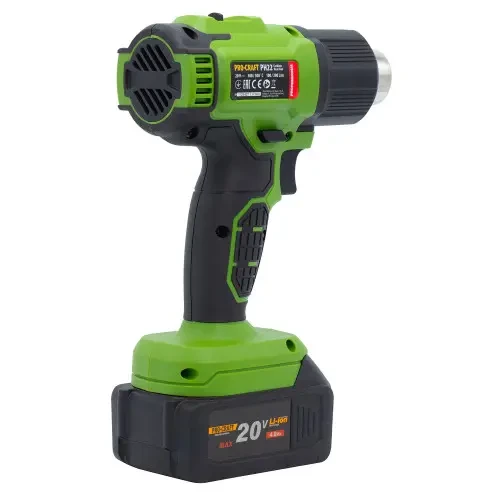 Фен промисловий ProCraft PH22 3 насадки без АКБ та ЗП - фото 5 Фен промисловий ProCraft PH22 3 насадки без АКБ та ЗП - фото 5