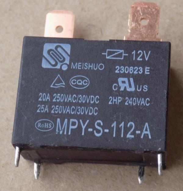 Реле MPY-S-112-A 25A/250VAC 12V-котушка (49248)