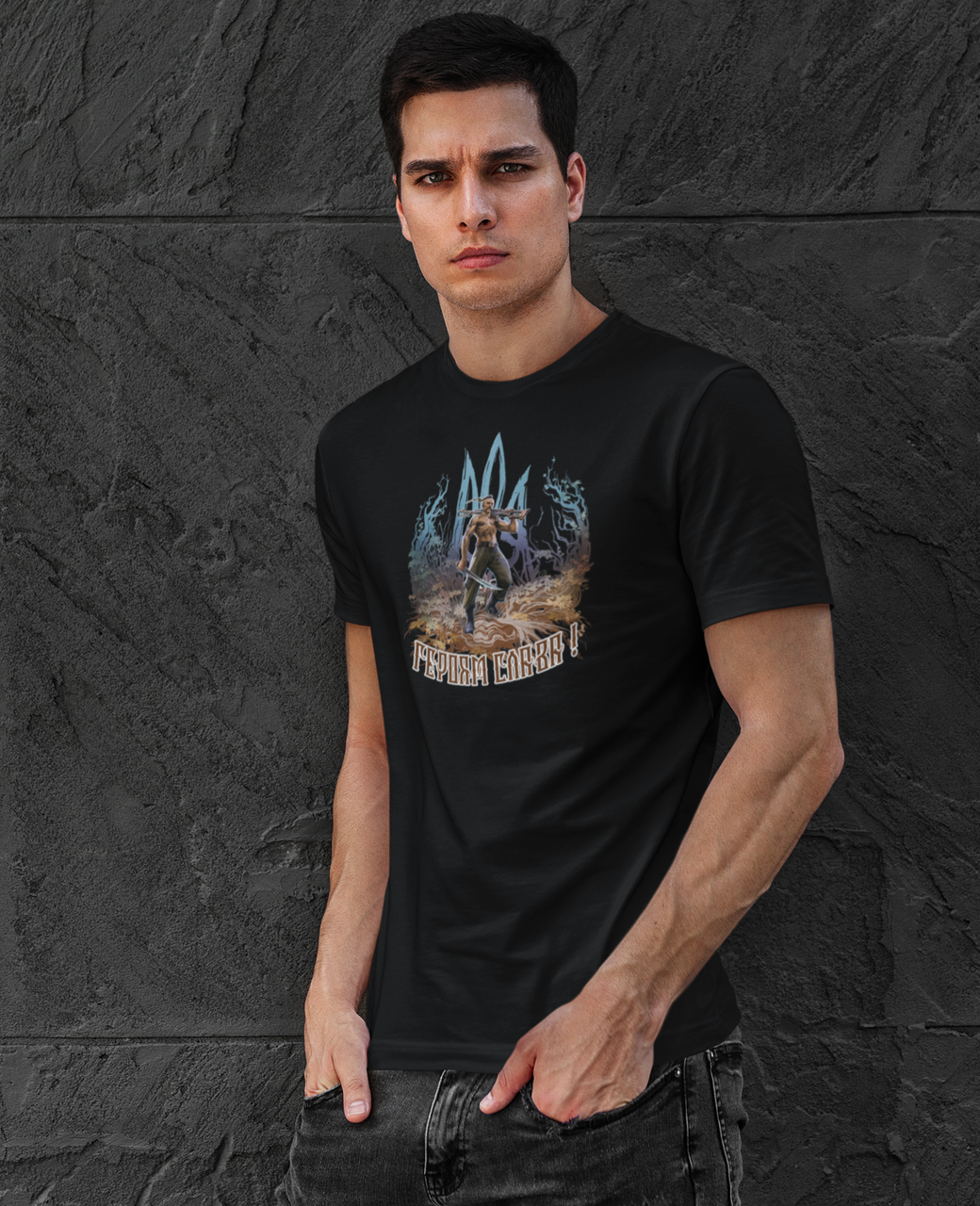 Футболка чоловіча Mishe 11000194 Патріотична M (75213001) - фото 2 Футболка чоловіча Mishe 11000194 Патріотична M (75213001) - фото 2