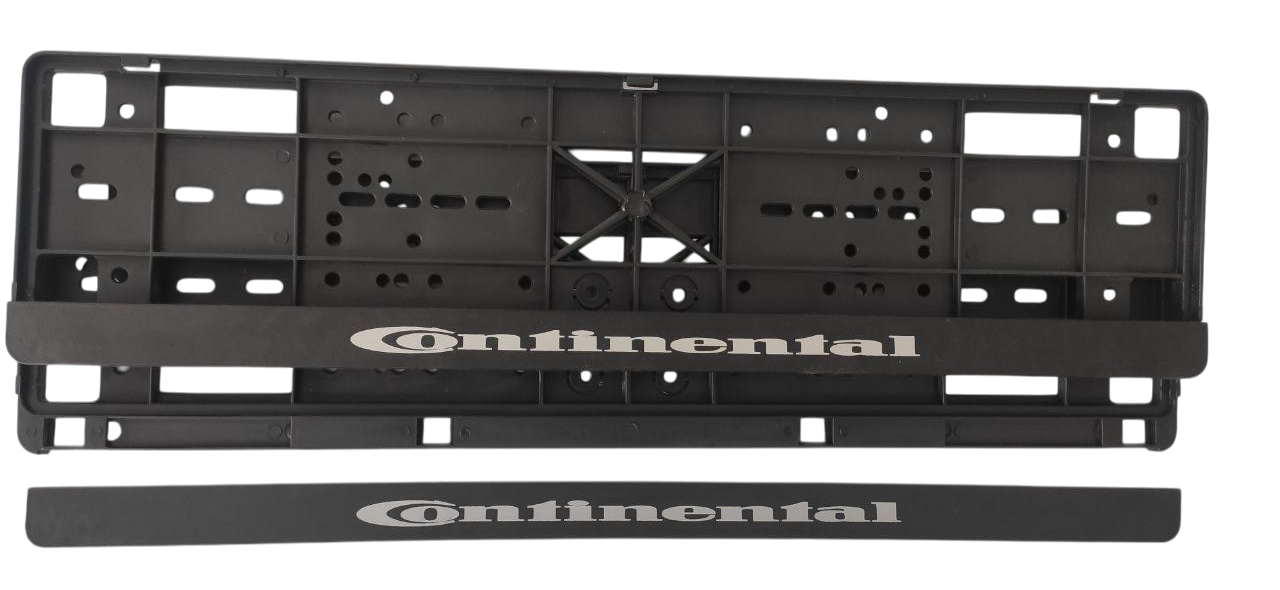 Рамка номерного знаку із защіпками Книжка з написом "Continental" пара (18069)