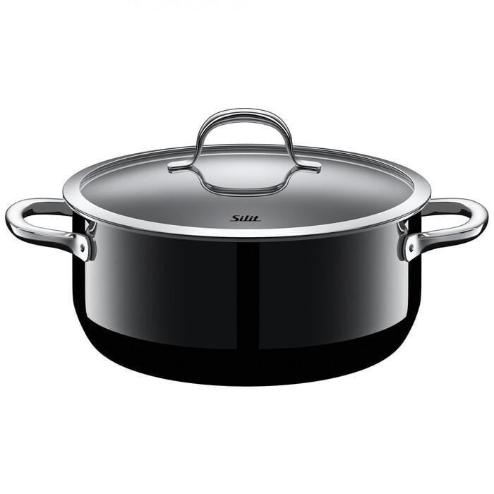 Кастрюля Silit Silargan Passion Colours 24 см 4,4 л Black