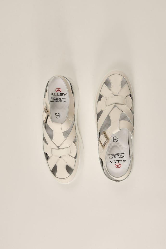 Сандалии женские ALLSY на платформе р. 36 Белый (195309) - фото 4 Сандалии женские ALLSY на платформе р. 36 Белый (195309) - фото 4