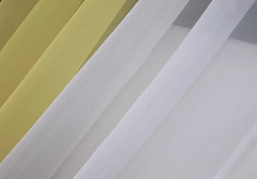 Занавеска на кухню шифон 265х170 см Желтый/Молочный (017к) - фото 5 Занавеска на кухню шифон 265х170 см Желтый/Молочный (017к) - фото 5