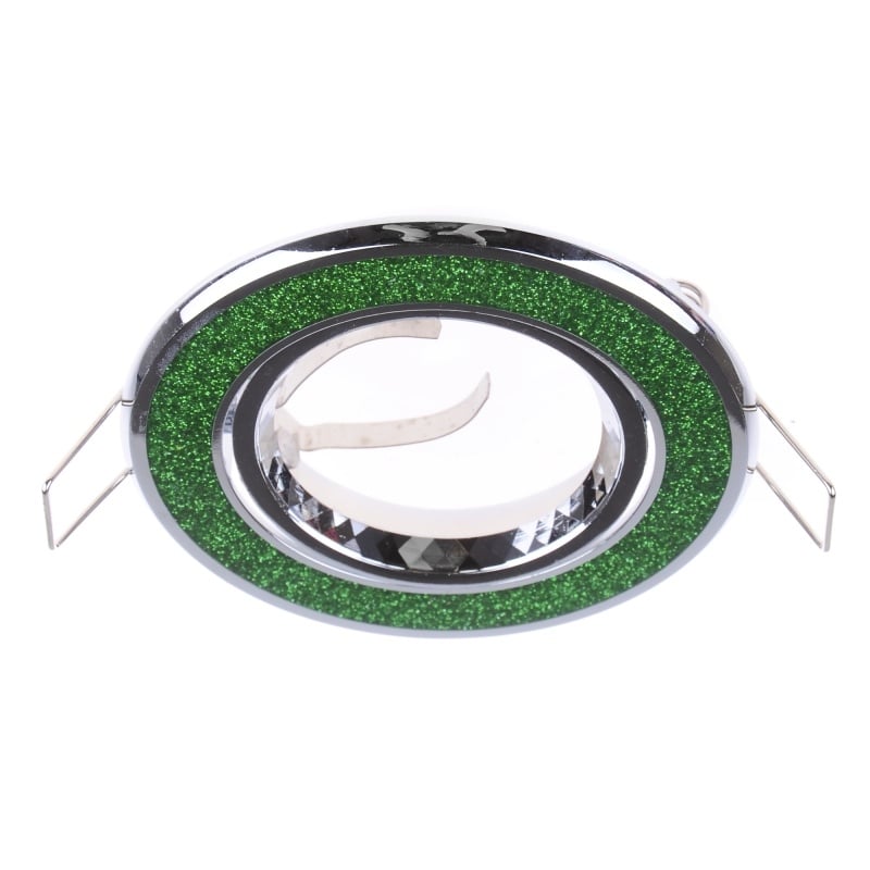 Светильник точечный Brille HDL-DT 32 Green/CHR (163931)