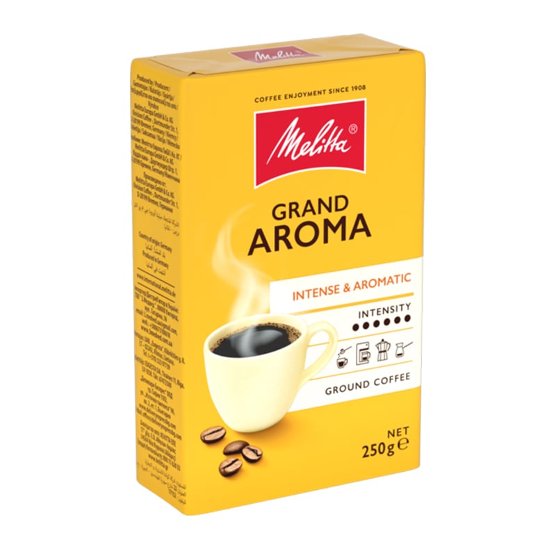 Кава мелена Melitta Grand Aroma 100% робуста 250г