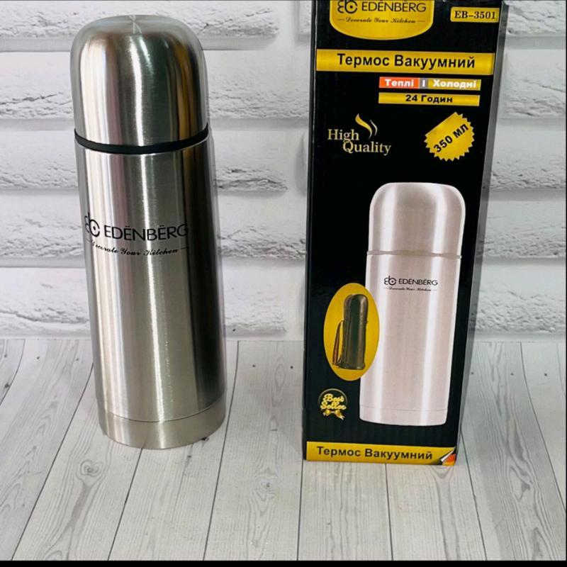 Термос вакуумный из нержавейки Edenberg EB-3503 750 мл - фото 3 Термос вакуумный из нержавейки Edenberg EB-3503 750 мл - фото 3