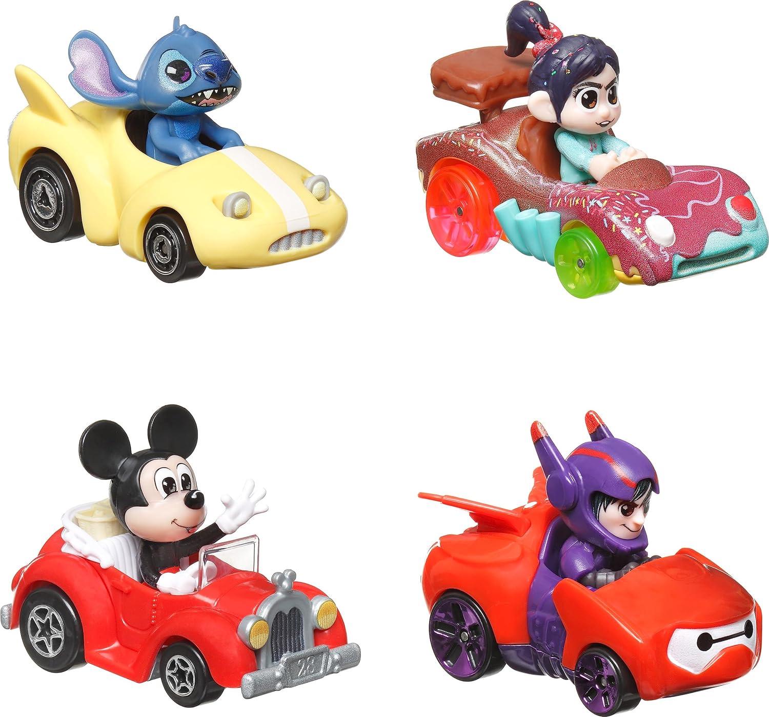 Набор машинок Hot Wheels Mattel Disney and Pixar RacerVerse 4-Pack