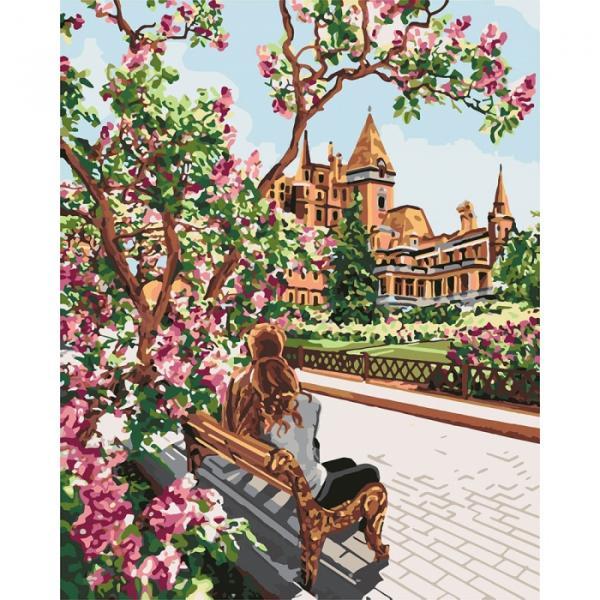 Картина по номерам Идейка Люди Отдых в тени 40х50 см в термопакете (КНО4717-mt)