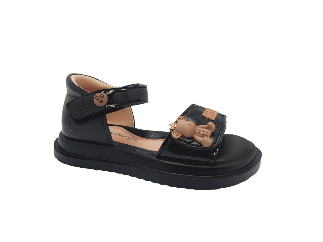 Босоножки для девочек Jong Golf A205346/26 р. 26 Черный