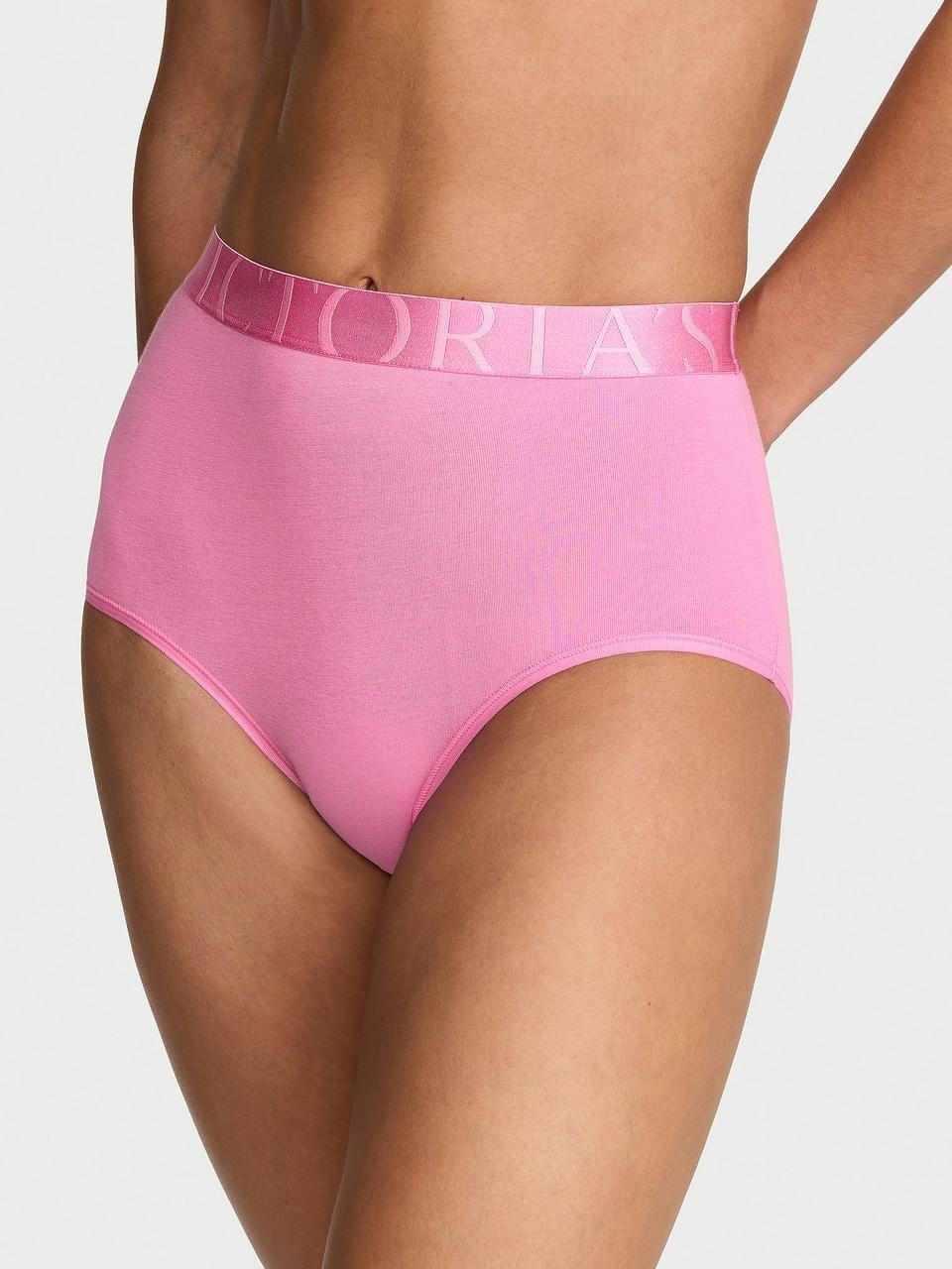 Трусики женские Victoria's Secret Exploded Logo Cotton Modern Brief XS Розовый (3058061795) Трусики женские Victoria's Secret Exploded Logo Cotton Modern Brief XS Розовый (3058061795)