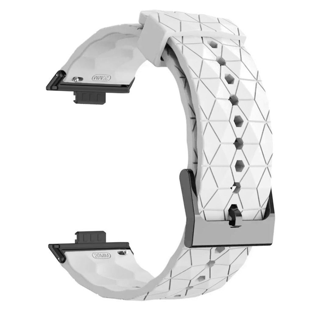 Ремешок силиконовый Primolux Dimond для смарт-часов Huawei Watch Fit 4/Fit 4 Pro/Fit 3 White Ремешок силиконовый Primolux Dimond для смарт-часов Huawei Watch Fit 4/Fit 4 Pro/Fit 3 White
