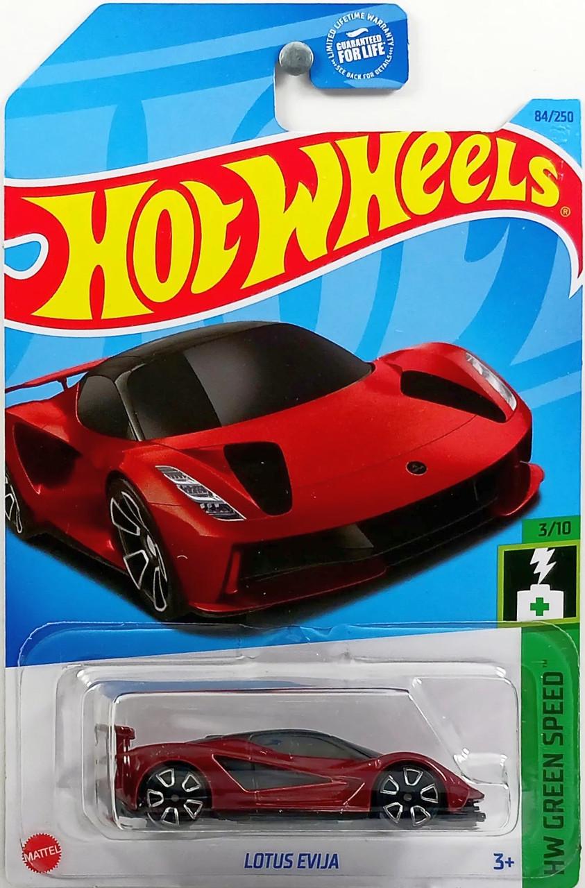 Игрушечная машинка Hot Wheels Lotus Evija 2023 Green Speed №084 (HKH56)