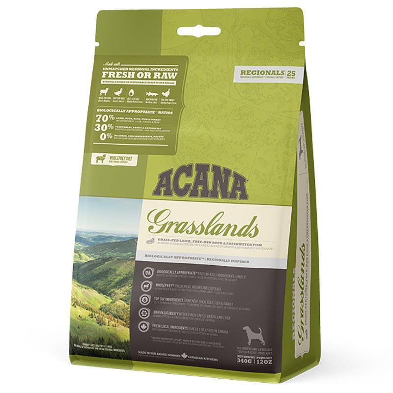 Корм сухий для собак будь-якого віку і породи ACANA Grasslands Dog Recipe з ягнятком і качкою 6 кг (a54260) - фото 4