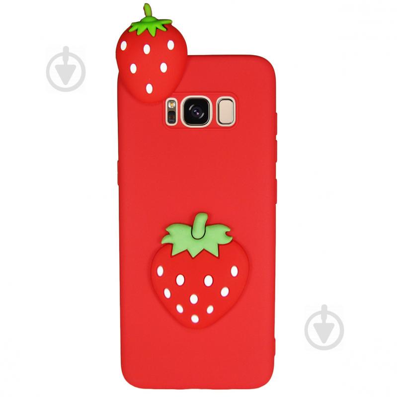 Чехол Cartoon Case 3D для Samsung G955 Galaxy S8 Plus Клубничка (arbc5998) - фото 1