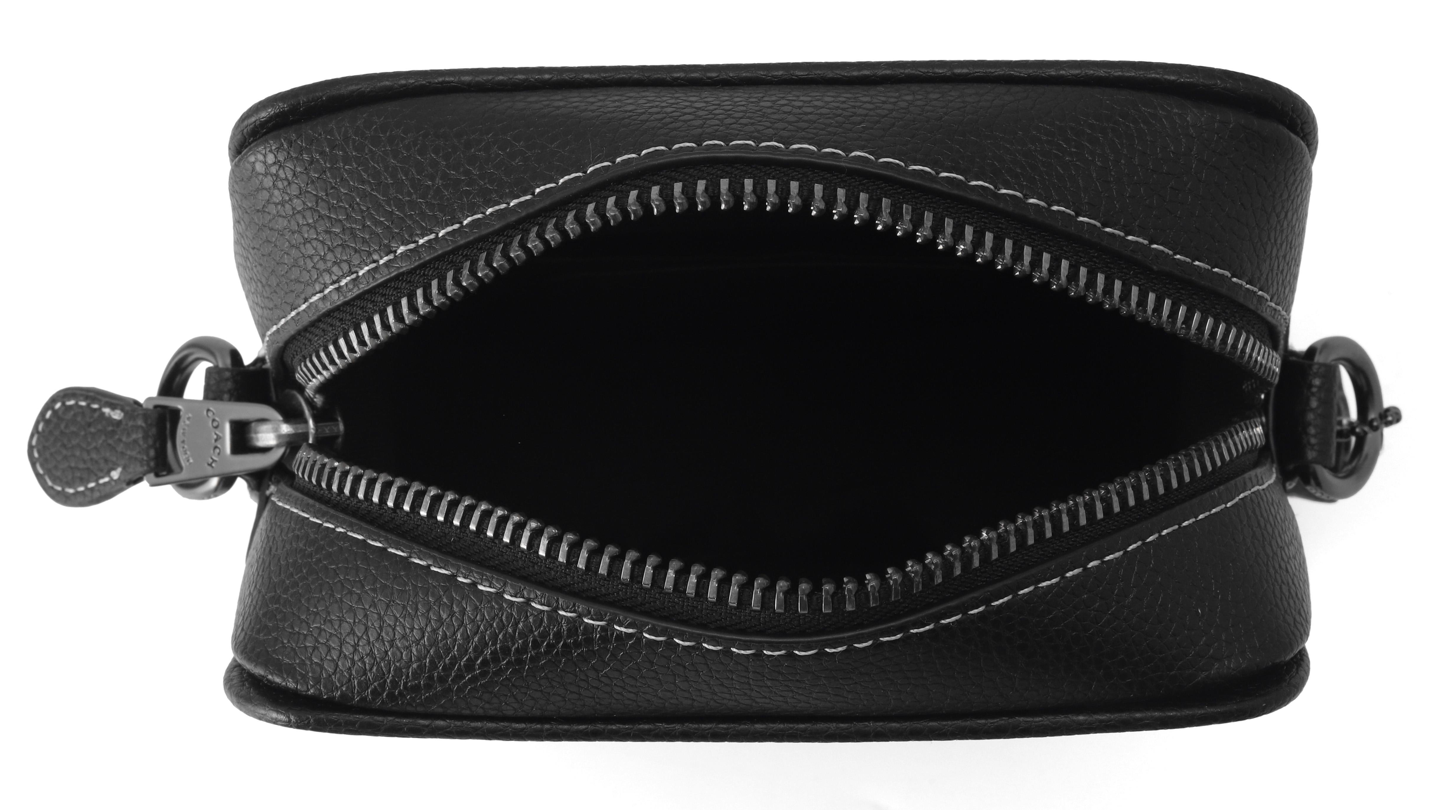 ᐉ Сумка мужская Coach Sullivan кожаная Black/Brown • Купить