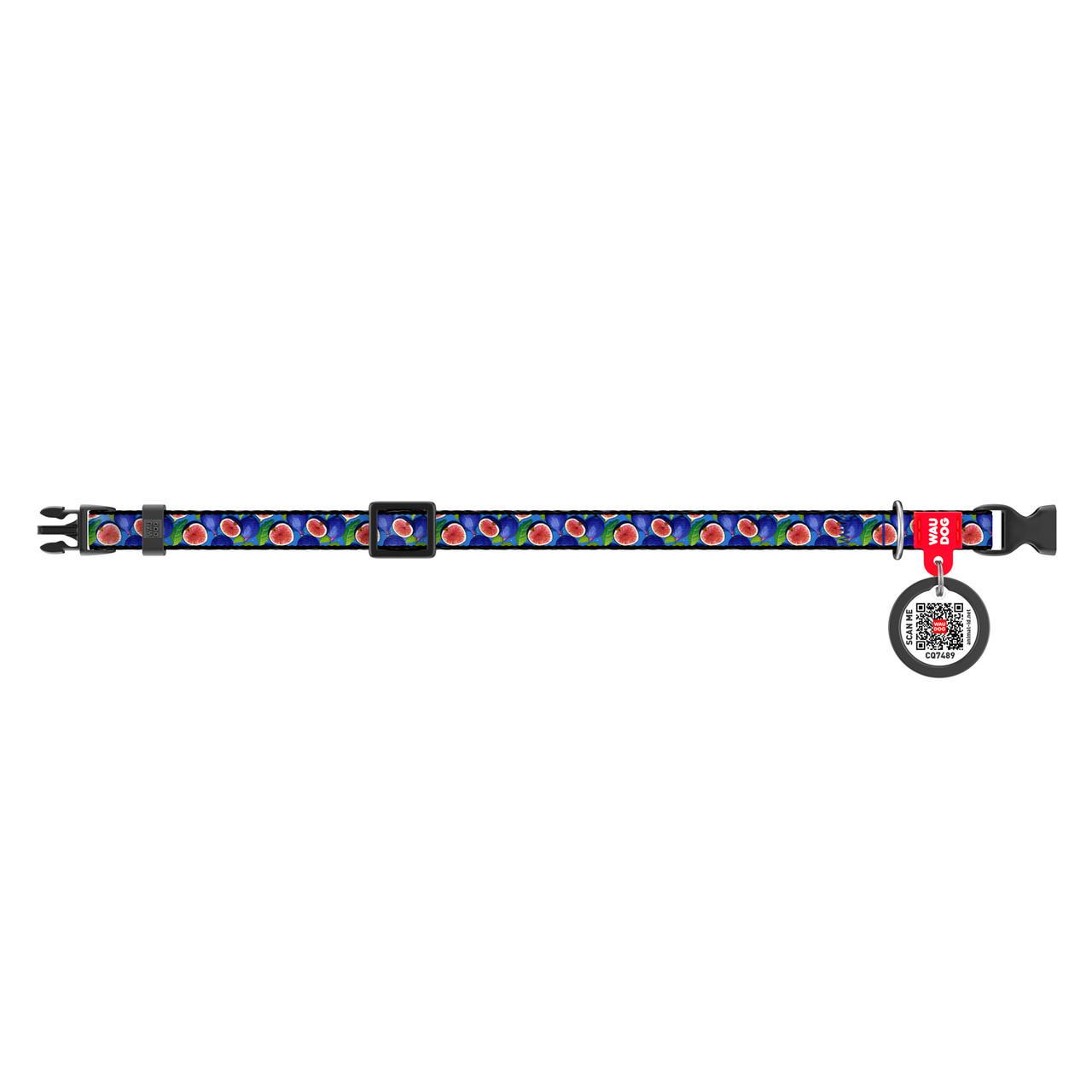 Нашийник для котів/собак нейлоновий Waudog Nylon Інжир з QR паспортом/пластиковий фастекс XS 20-30 см 10 мм (278-4053) Нашийник для котів/собак нейлоновий Waudog Nylon Інжир з QR паспортом/пластиковий фастекс XS 20-30 см 10 мм (278-4053)