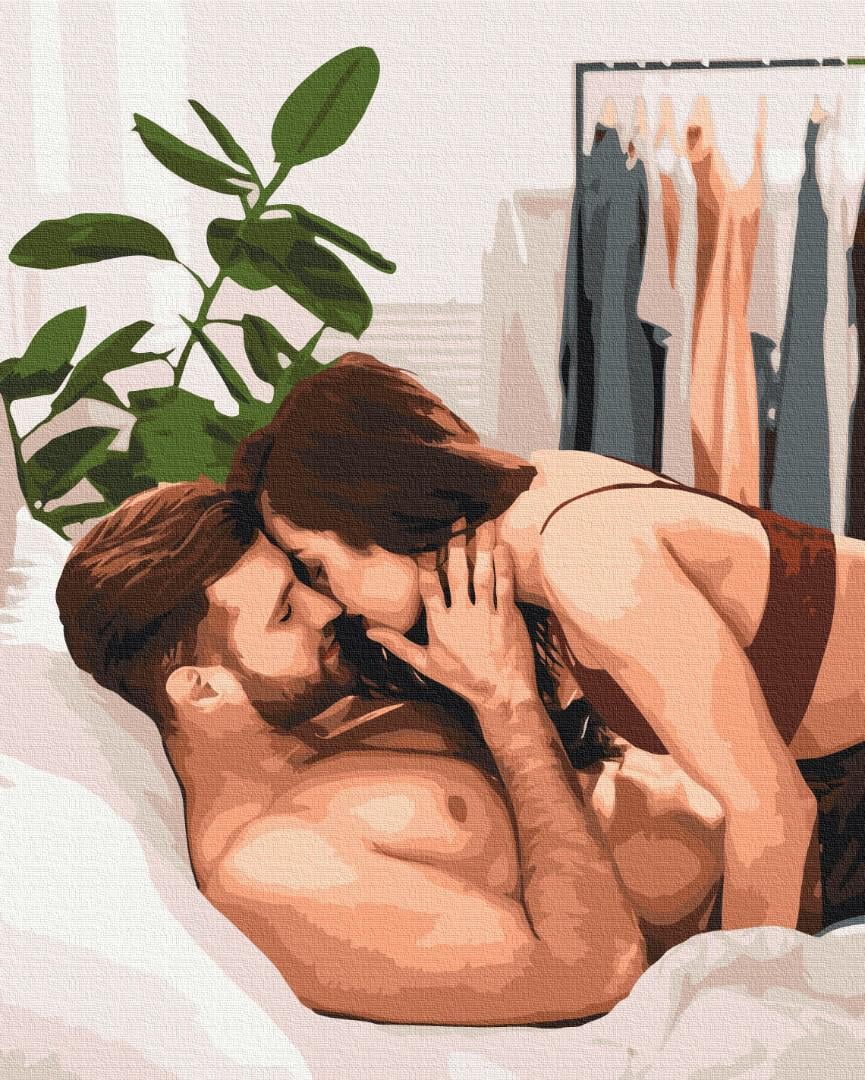 Картина за номерами Brushme Затишні обійми 48x60 см (BS51740L)