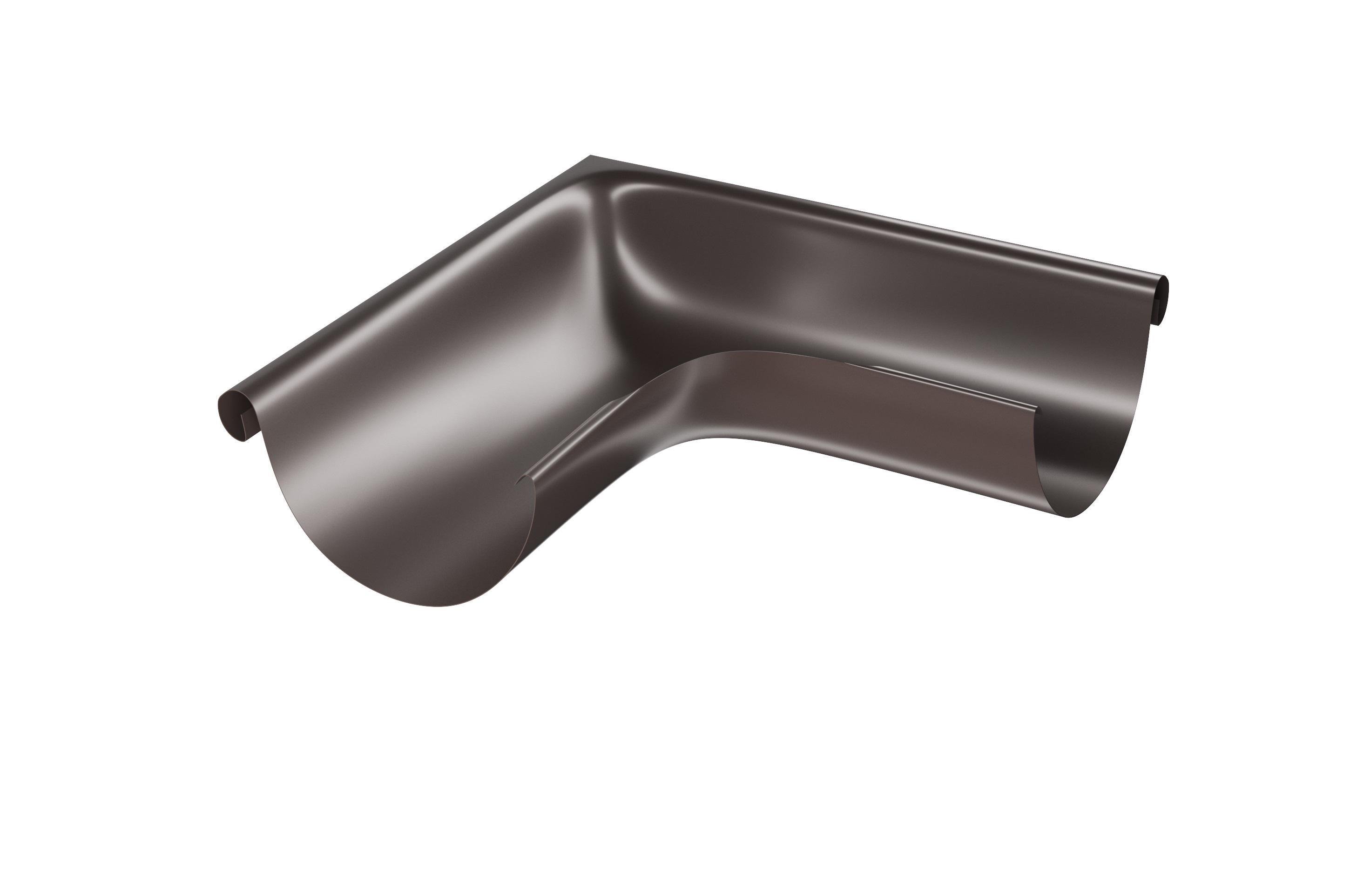 Угол желоба Forostina внутренний/наружный 90° 128 мм RAL 8017 Коричневый (vo-24925/62)