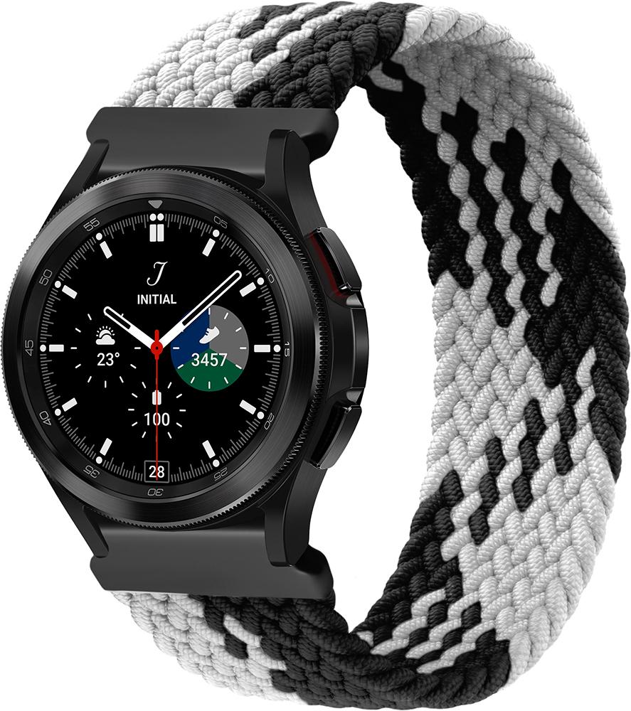Ремешок Solo Loop Multi для Galaxy Watch 4 Classic 46 мм (145 мм) Black/White (26285-1E)