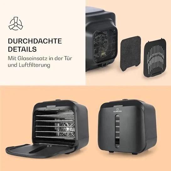 Дегідратор-сушарка для овочів, фруктів KLARSTEIN Florida Jerky інфрачервоний 500 Вт (10034430) - фото 3 Дегідратор-сушарка для овочів, фруктів KLARSTEIN Florida Jerky інфрачервоний 500 Вт (10034430) - фото 3