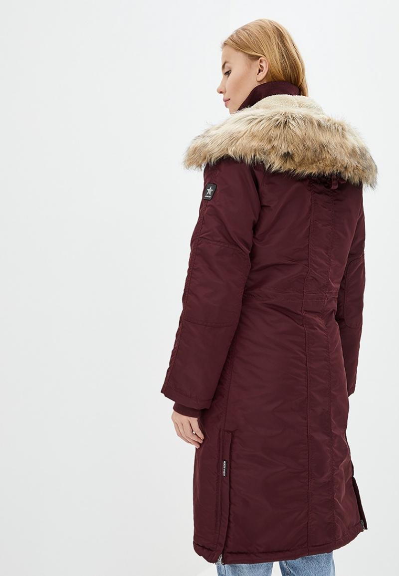 Куртка-парка жіноча Airboss N-7B Eileen FN XS Бордовий (28880) - фото 2