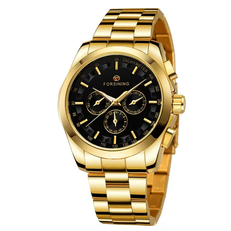 Наручний годинник Forsining 6917 Gold/Black Наручний годинник Forsining 6917 Gold/Black