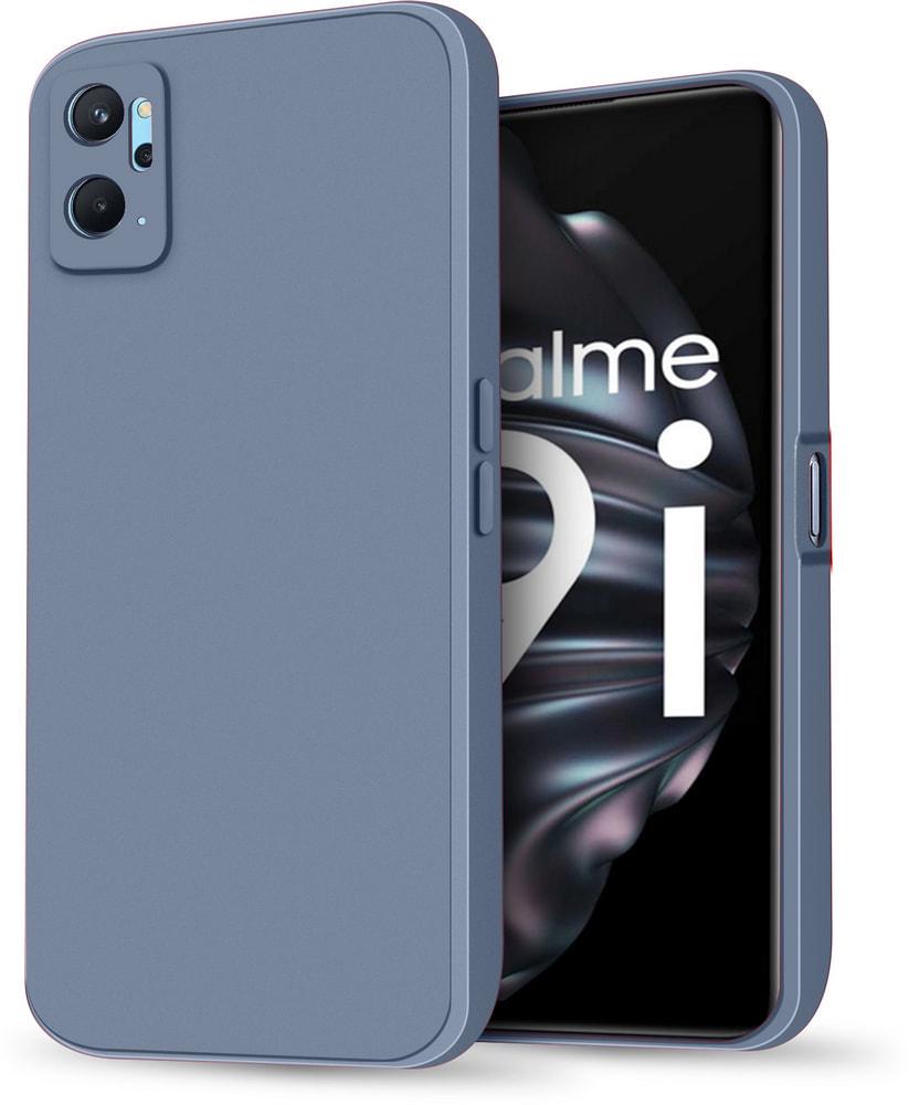 Силиконовый чехол HardCorner для Realme 9i Gray Blue (29962-6D)