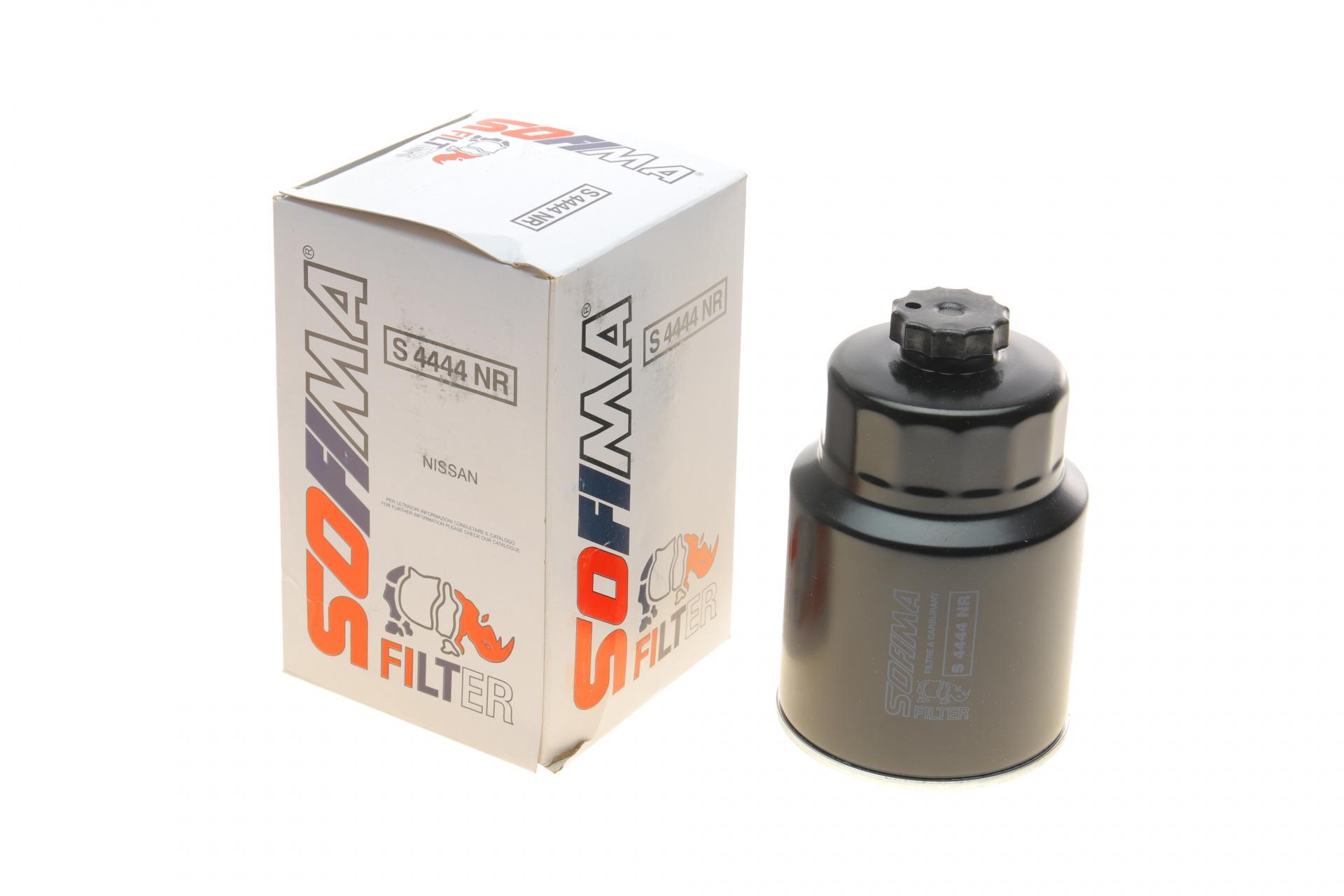 Фільтр паливний SOFIMA для Nissan Almera 2,2Di/dCi 00-06/Pathfinder 2,5dCi 05-/X-Trail 2,2dCi 01-13- (S 4444 NR)