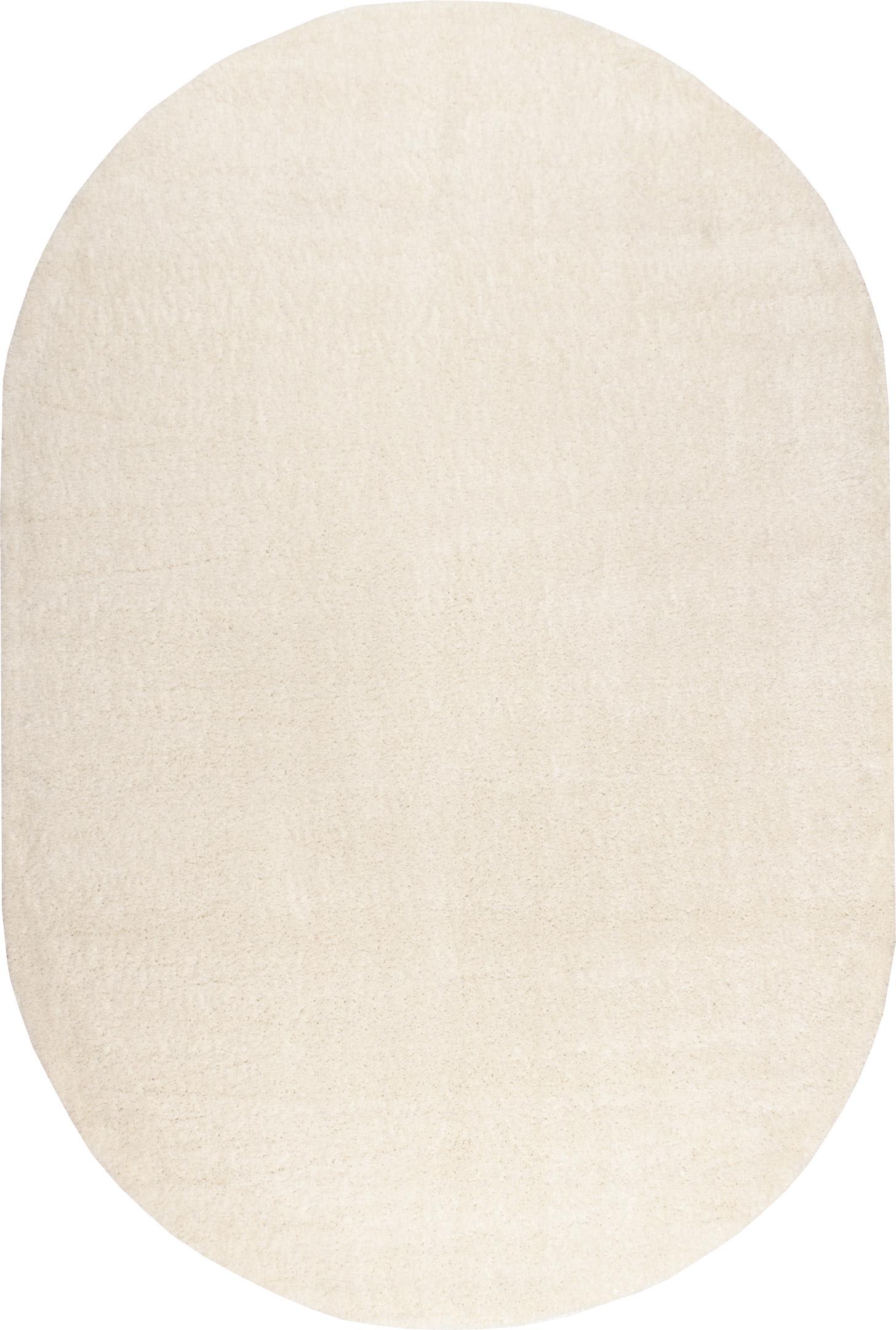 Ковер с длинным ворсом Karat Fantasy 12500/10 2x3 м овальный Белый (00-00006672)