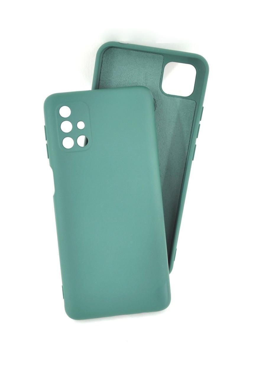 Чехол для телефона Samsung M31s/M317f Silicone Soft Touch Dark green