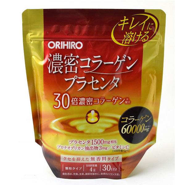 Коллаген Orihiro Dense Collagen & Placenta 30 порций