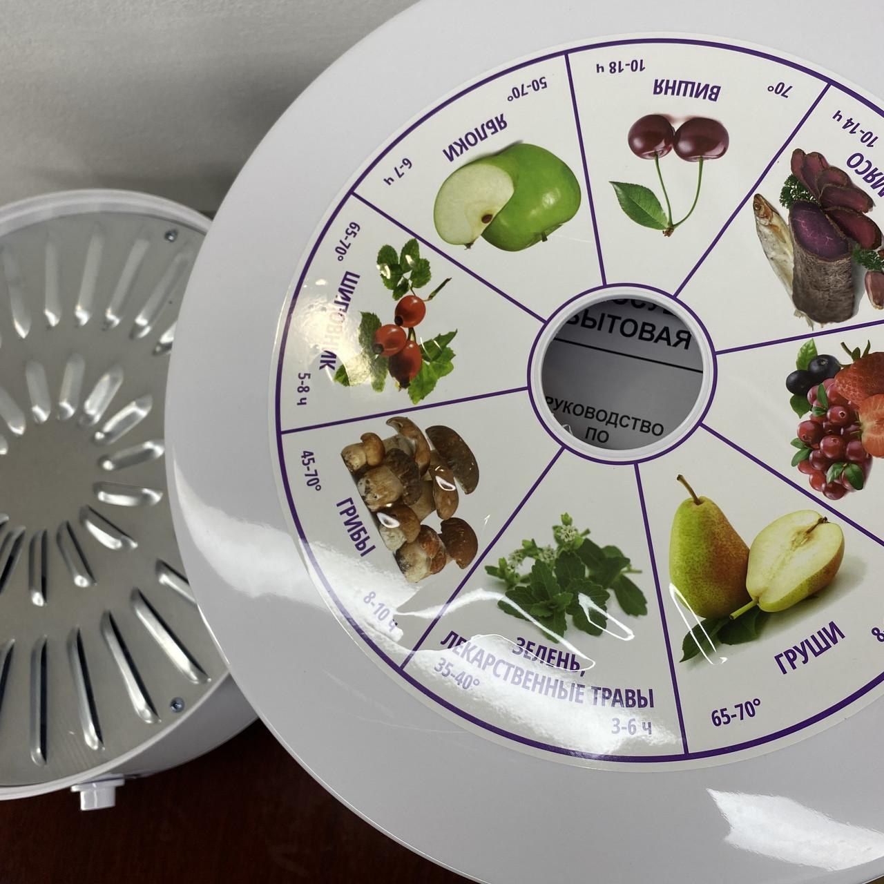 Сушарка для овочів та фруктів з лотком для пастили 30 л (1830420943) - фото 5