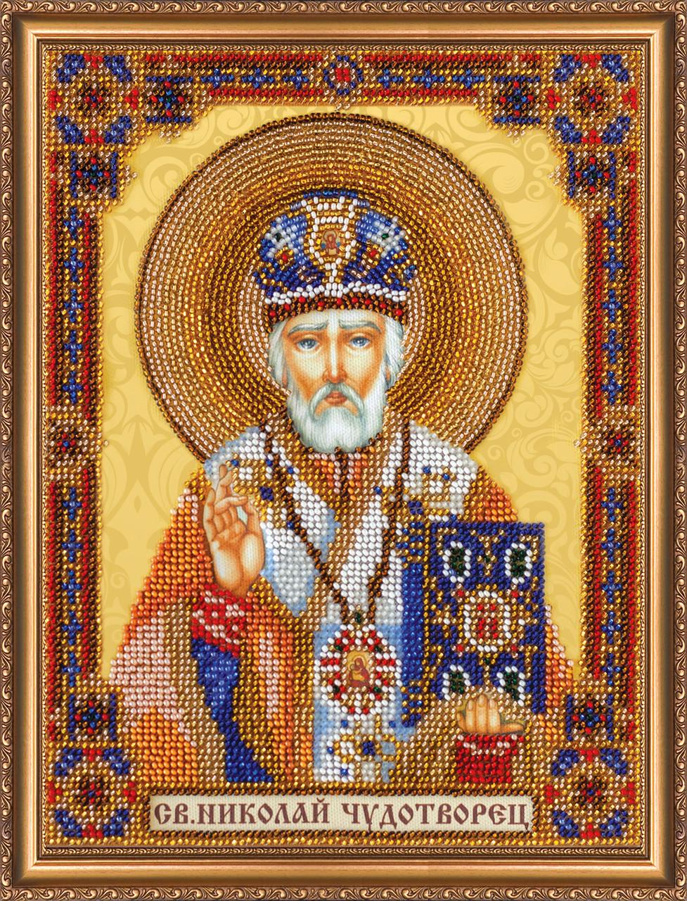Набор для вышивки бисером Абрис Арт Домашний иконокос Святый Николай Чудотворец (AB-293)