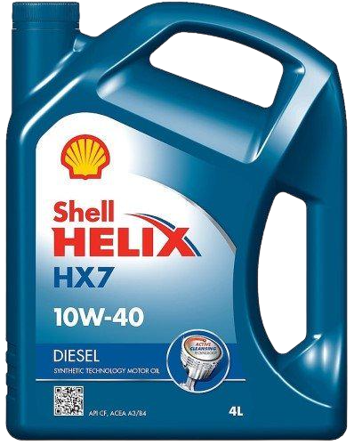 Масло моторное Shell Helix HX7 Diesel 10W-40 4 л