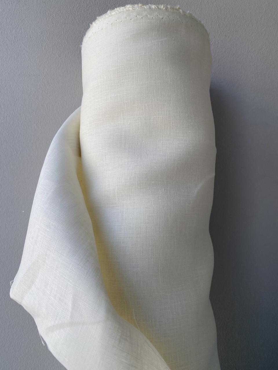 Тканина не пом'якшена LINEN PLUS 100% льон 150 см 1403 Кремовий - фото 7 Тканина не пом'якшена LINEN PLUS 100% льон 150 см 1403 Кремовий - фото 7