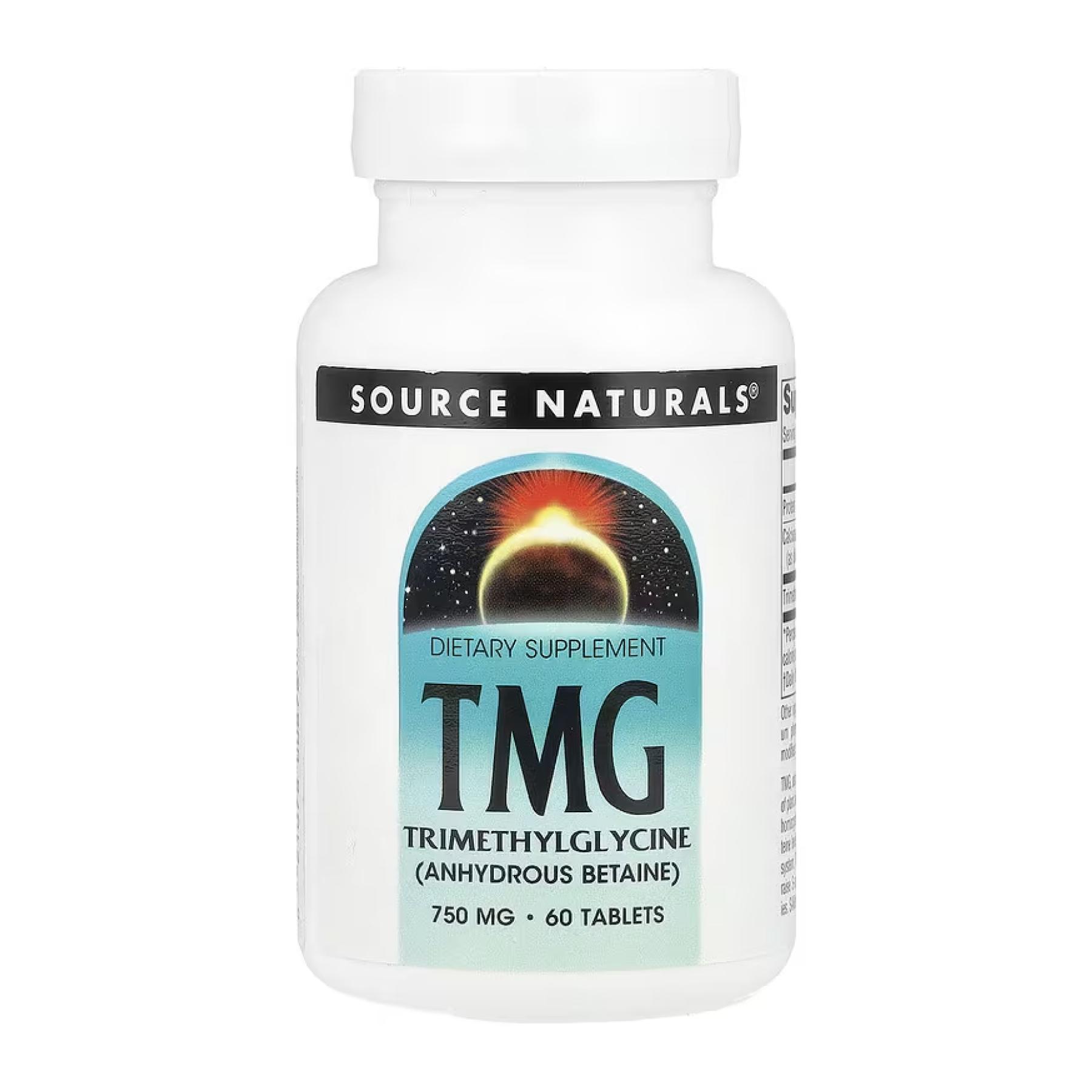 Триметилглицин Source Naturals TMG 750 мг 60 таб.