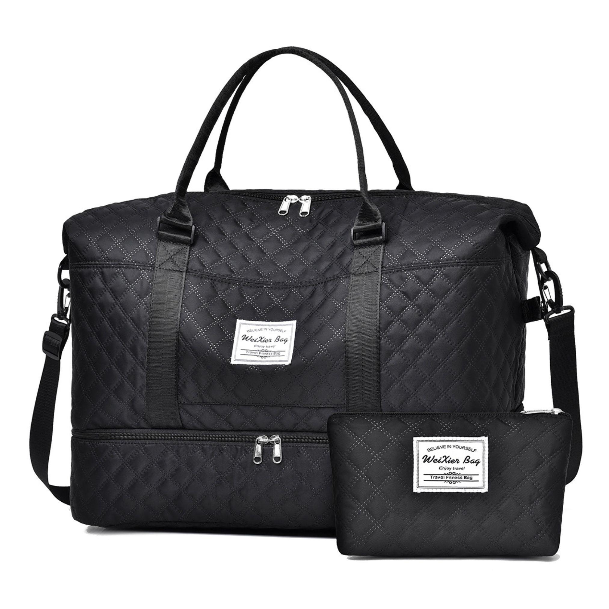 Дорожная сумка трансформер с отделением для обуви 2в1 Черный (NBRSMP-BLK-1365)