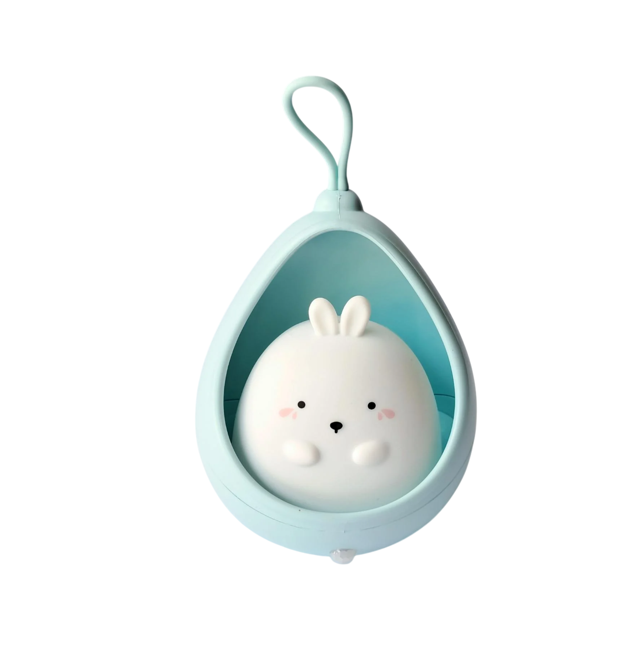 Светильник аккумуляторный зайчик в корзине с сенсором движения Синий (TL-11ZA)