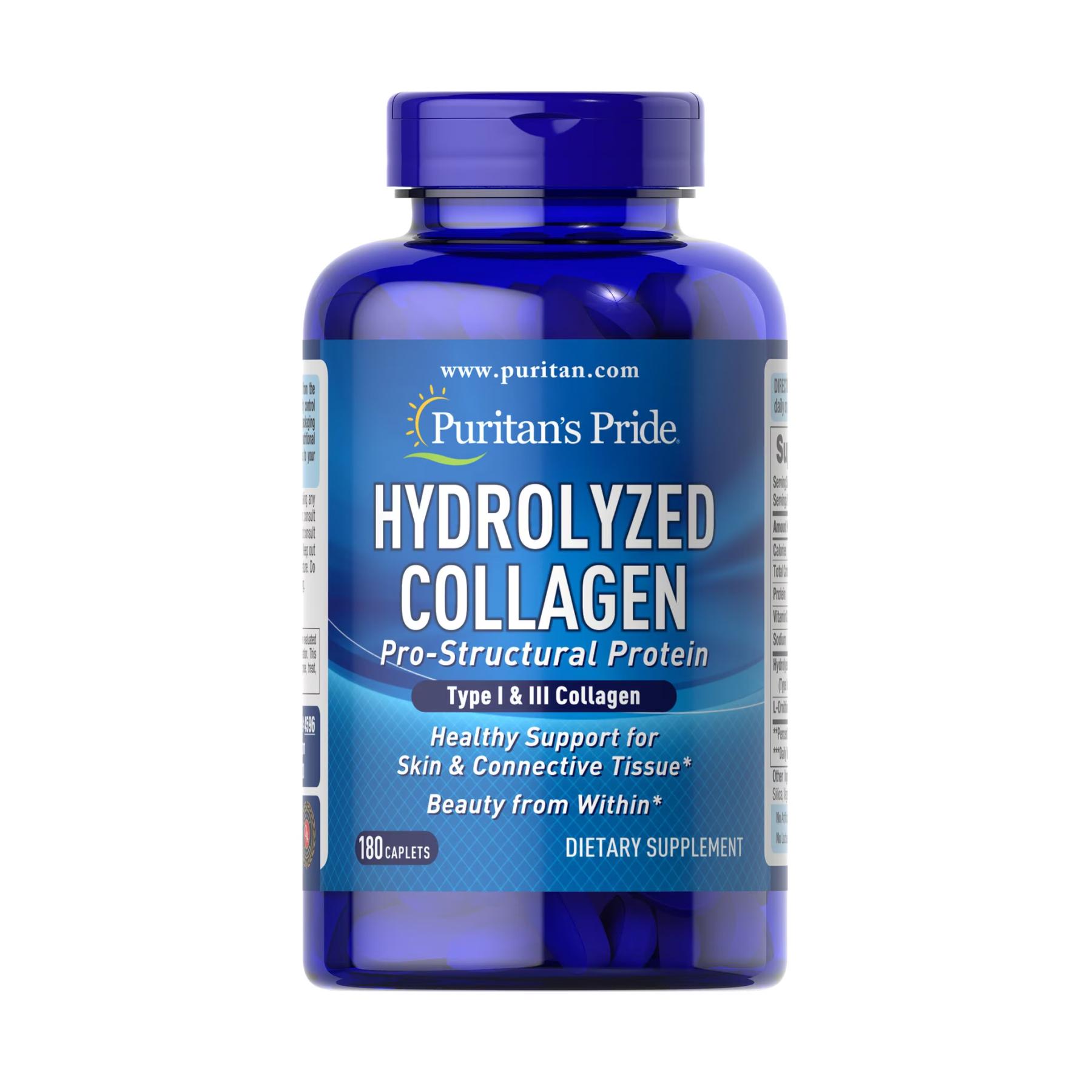 Натуральная добавка Hydrolyzed Collagen 1000 mg 180 caps (2023-10-2473)