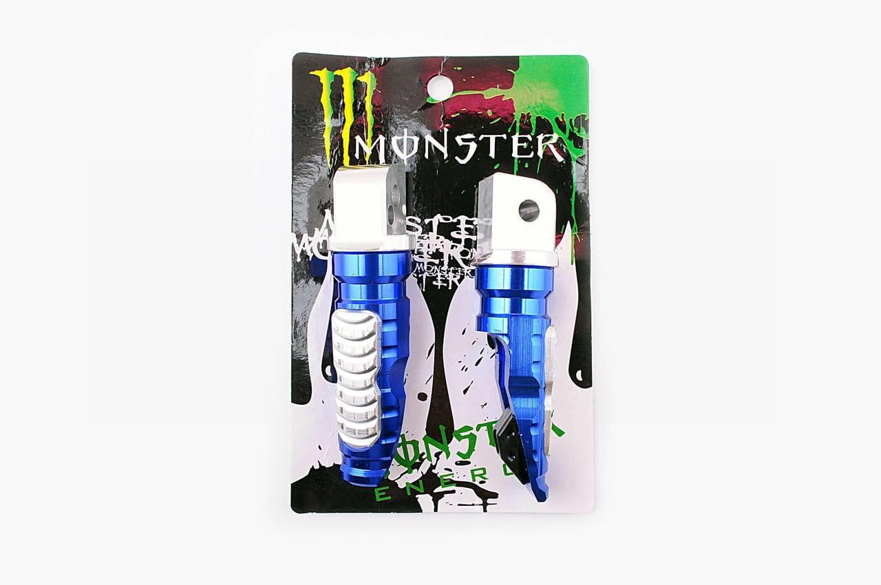 Підніжки пасажирські MONSTER ENERGY mod:1 Синій (2177229983)