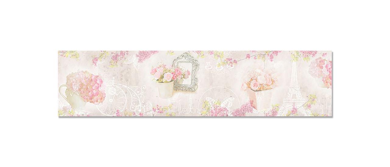 Наклейка виниловая на кухню Zatarga Цветы и Достопримечательности 600х2500 мм (1283915316)