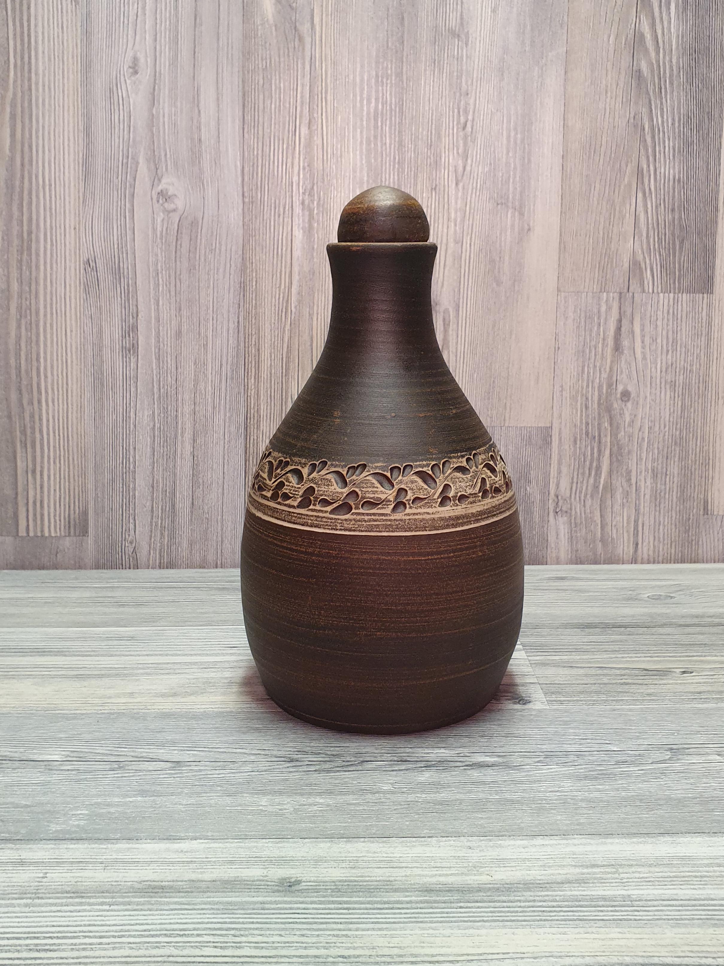 Штоф из красной глины (5142) - фото 2 Штоф из красной глины (5142) - фото 2