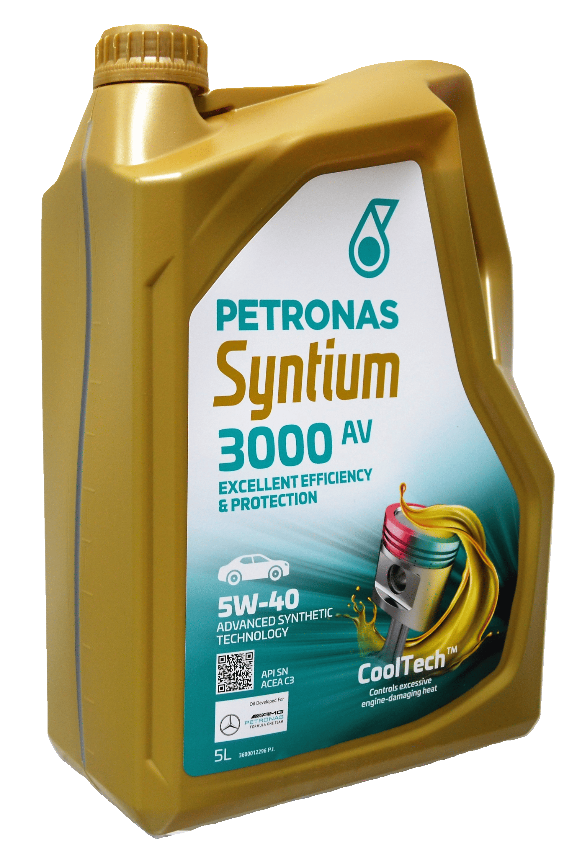 Моторна олива PETRONAS LUBRICANTS Syntium 3000 AV 5W-40 5 л (2417785953) - фото 1 Моторна олива PETRONAS LUBRICANTS Syntium 3000 AV 5W-40 5 л (2417785953) - фото 1
