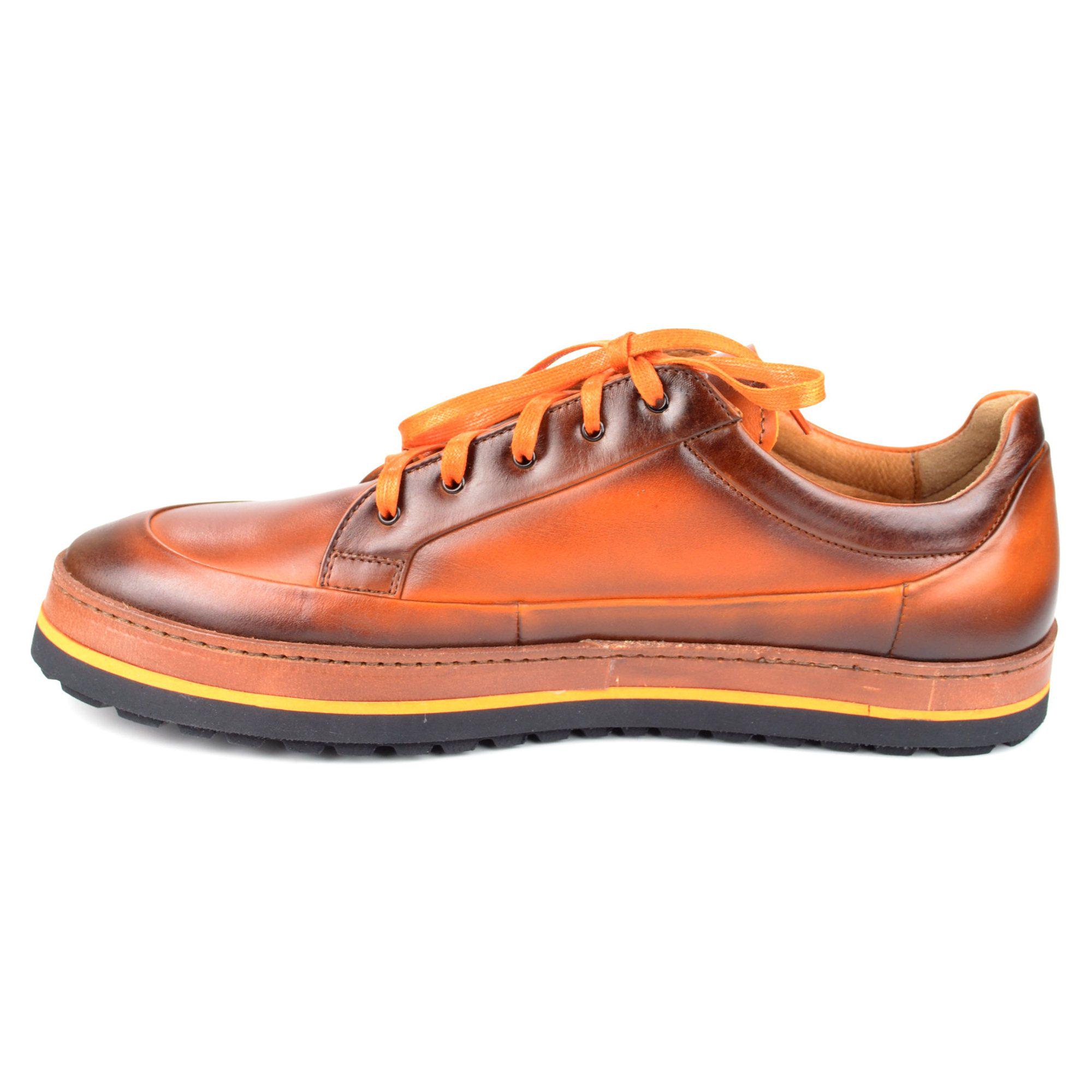 Кеди чоловічі Conhpol р. 44 Коричневий/Помаранчевий (4462-44) - фото 8